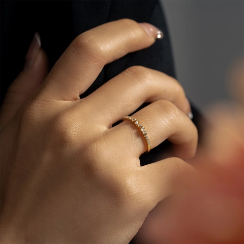 925 Sterling Zilveren Ring Met Rechthoekige Zirkonia Geometrisch Ingelegde Strass Ring Voor Vrouwen Moderne Sieraden
