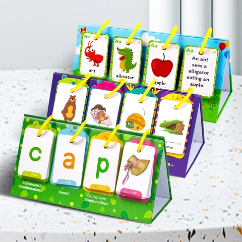 Bambini Inglese Carte Educative Giocattolo Per Vocabolario Matematica Forme E Fonetica Sussidio Didattico Per Aula