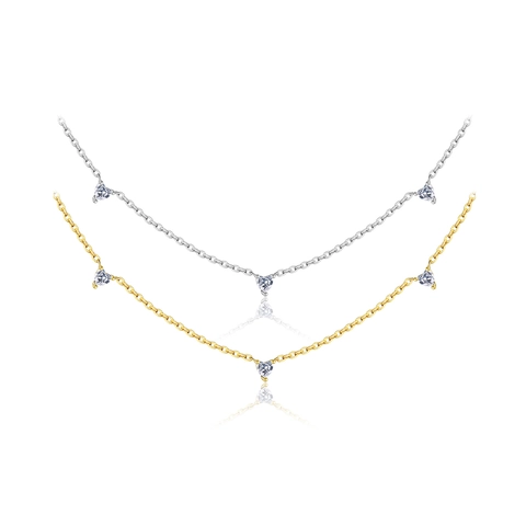 Minimalist S925 Sterling Silver Heart Zirconia Pendant Necklace For Women Elegant Fine Chain Adjustable Fashion Jewelry Gift
