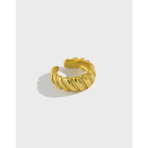 925 Sterlingsilber Gedrehte Earcuff Für Damen Minimalistische Ohne Piercing Knorpel Ohrring Gold Silber Plattiert Schmuck
