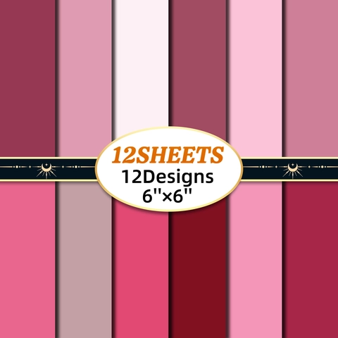 Purple Pink Morandi Solid Color Scrapbook Paper Double Sided Crafting Paper For DIY Origami Journaling Creative Material For Crafters