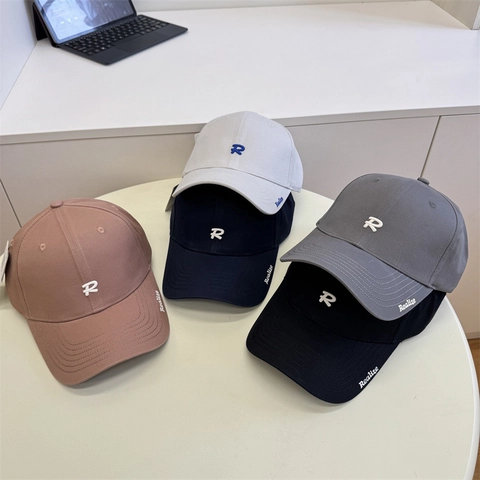 Gorra de Béisbol Ajustable Unisex de Mezcla de Algodón y Poliéster Con Bordado de Letras 3D Ala Curva Protección Solar Sombrero Deporte