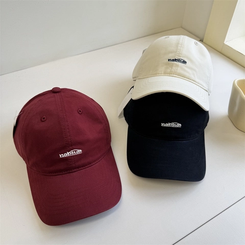 Gorra de Béisbol Unisex Minimalista con Letras Bordadas Techo Blando Ajustable Protección Solar Poliéster Moda Casual Aire Libre