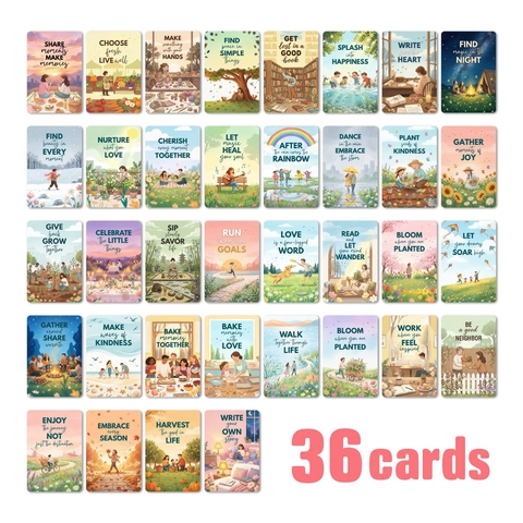 Inspirierende Postkarten Mit Handgezeichneten Illustrationen Grußkarten Mit Positiven Zitaten Für Heimdekoration Geschenk Briefpapier