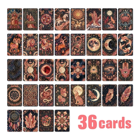 Postales de Arte del Tarot Místico Vintage Para Scrapbooking Collage Decoración de Pared DIY Cartas de Astrología Oculta