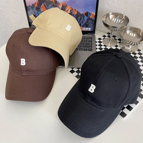 Large Head Circumference Adjustable Baseball Cap Cotton Blend Letter Embroidery Soft Top Sun Protection Duck Tongue Hat For Men Women Casual Outdoor Cap