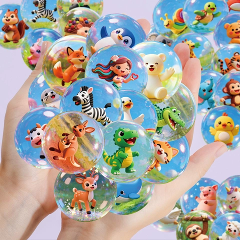 3D Bubbel Dier Stickers Cartoon Gemakkelijk Te Scheuren Decoratieve Stickers Voor Kinderen DIY Scrapbooking Ambachtelijke Schoolbenodigdheden Briefpapier