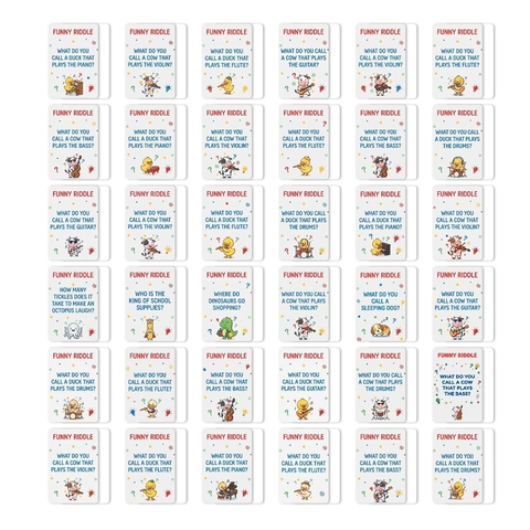 Children Funny Riddle Cards English Brain Teasers Parent-Child Interaction Educational Learning Cards For Kids Gift