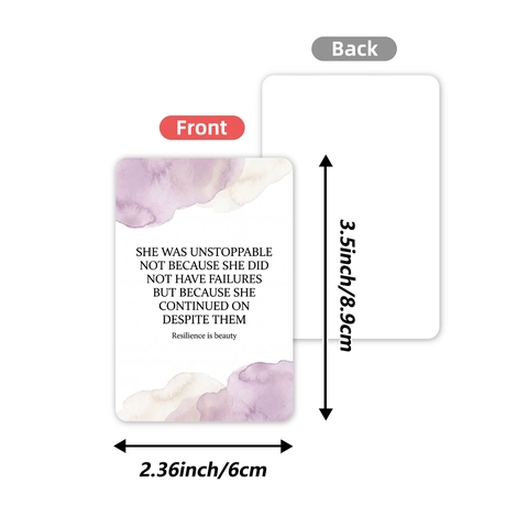 Watercolor Motivational Cards For Women Inspirational Daily Positive Affirmation Quote Cards For Home Office Decor Gift