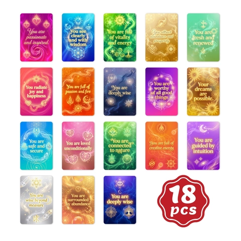 Positieve Affirmatiekaarten Voor Zelfzorg Dagelijkse Motivatie Kleurrijke Spirituele Orakelkaarten Voor Vrouwen Cadeau Huis Decoratie Bureau Decor