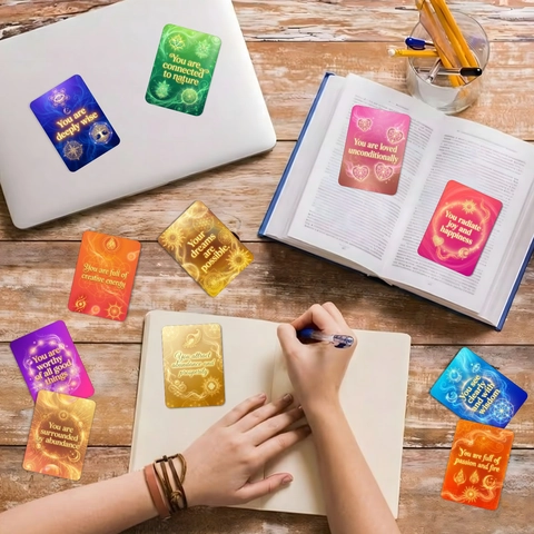 Positieve Affirmatiekaarten Voor Zelfzorg Dagelijkse Motivatie Kleurrijke Spirituele Orakelkaarten Voor Vrouwen Cadeau Huis Decoratie Bureau Decor