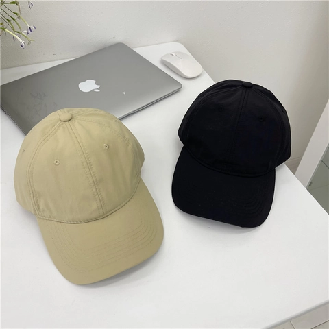 Gorra de Béisbol de Verano Secado Rápido para Hombre Mujer Color Sólido Transpirable Protección Solar Deportes al Aire Libre Sombrero Snapback Ajustable
