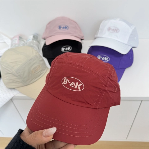 5 Panel Camper Hat Quick Dry Acrylic Baseball Cap Lightweight Breathable Sunshade Hat For Outdoor Travel Men Women Adjustable