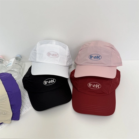 5 Panel Camper Hat Quick Dry Acrylic Baseball Cap Lightweight Breathable Sunshade Hat For Outdoor Travel Men Women Adjustable