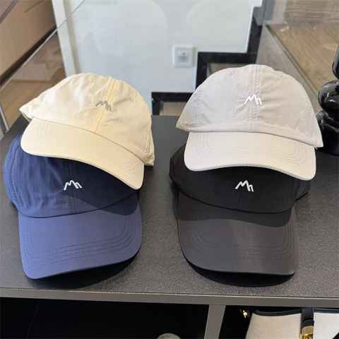 Gorra de Béisbol Minimalista de Secado Rápido Ligera Transpirable de Protección Solar para Exteriores para Hombre Mujer Ajustable