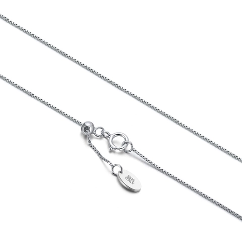 Collana con Catena Veneziana in Argento Sterling 925 per Uomo Donna Regolabile Lucidatura a Specchio Minimalista Gioielli