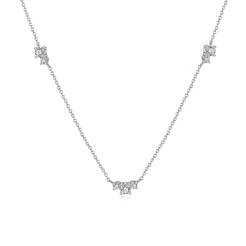 Minimalist 925 Sterling Silver Zirconia Heart Pendant Necklace For Women Elegant Gold Silver Plated Fine Jewelry Birthday Gift