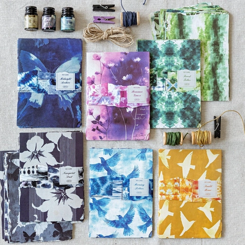 Vintage Batik Scrapbook Material Papier Set Retro Floral Schmetterling Kunst Deko Papier Für DIY Journaling Planer Basteln
