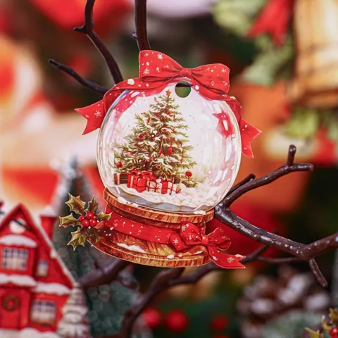 Retro Christmas Stickers Winterthology Series Holiday Theme Journal Scrapbooking Decoration Materials Stationary Supplies