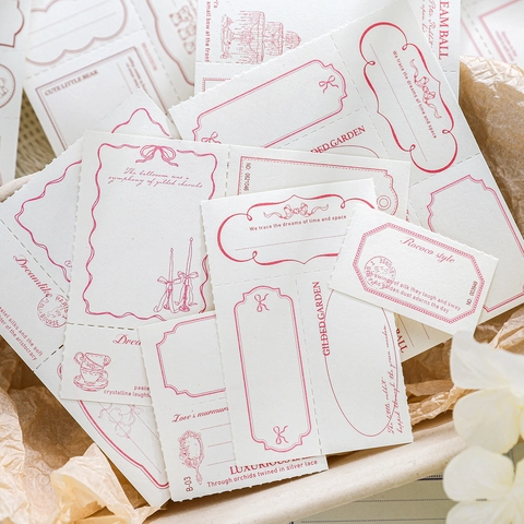 Ensemble de Papier de Scrapbooking Vintage Bloc-notes Série Moonlight Fairy Tale pour Journalisme Imprimé Floral Animal Papeterie Détachable