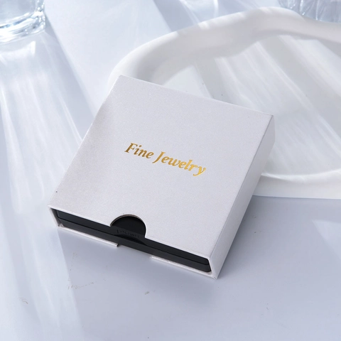 PE Film Suspension Jewelry Display Box Transparent Anti Oxidation Jewelry Organizer For Ring Earring Necklace Accessories