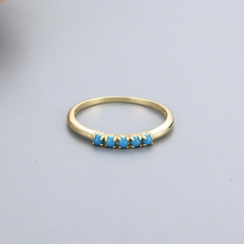 925 Sterlingsilber Türkis Ring Für Damen Minimalistisch Vintage Stapelbar Bandring Ins Style Zierlicher Fingerschmuck Geschenk