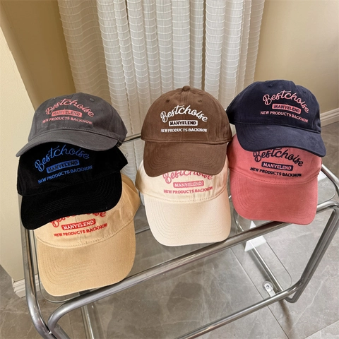 Vintage Embroidered Baseball Cap For Men Women Adjustable Sun Protection Breathable Acrylic Retro Fashion Outdoor Trucker Hat