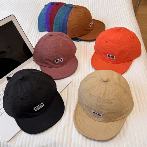 Acrylic Quick Dry Breathable Baseball Cap Soft Brim Adjustable Retro Patch Sun Protection Unisex Outdoor Casual Hip Hop Hat