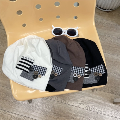 Ανδρικό Γυναικείο Σκουφάκι Beanie Ακρυλικό Πλεκτό Με Κουμπιά Πάτσγουορκ Μόδα του Δρόμου Ζεστό Χειμερινό Υπαίθριο Σκουφί