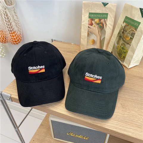 Casquette de Baseball Unisexe Vintage Souple Réglable Lavable Mélange Polyester Coton Respirant Chapeau de Soleil Brodé Loisirs
