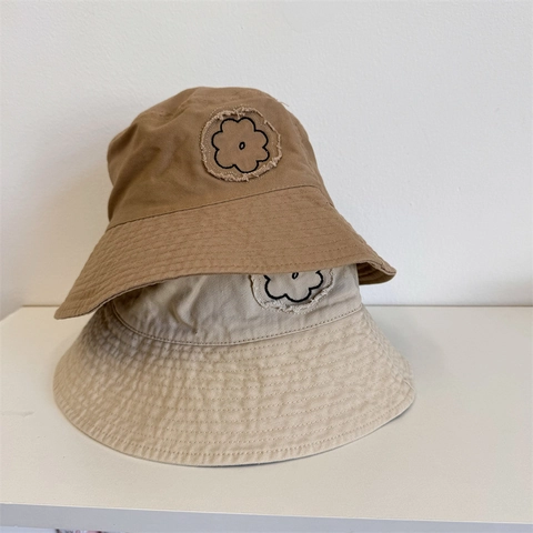 Acryl Blume Bestickt Anglerhut Für Damen Herren Atmungsaktiv Offene Kante Sonnenschutz Fischerhut Beckenhut Outdoor Reisen Hut