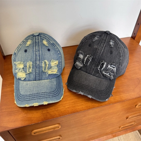Retro Distressed Gewassen Polyester Honkbalpet Voor Heren Dames Amerikaanse Streetstyle Verstelbare Snapback Outdoor Zonnehoed