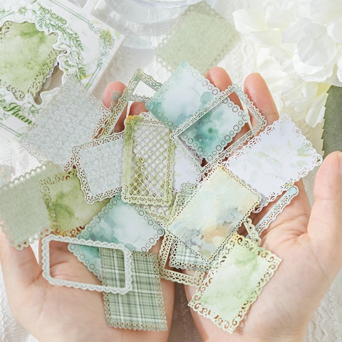Vintage Hollow Lace Border Scrapbooking Material Paper Journaling Decorative Card Collection For DIY Arts Crafts Aesthetic Stationery