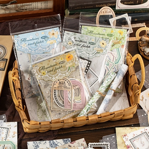 Set di Carta Scrapbooking Vintage Carta Speciale Per DIY Diario Decorativo Retro Carta da Sfondo Arte