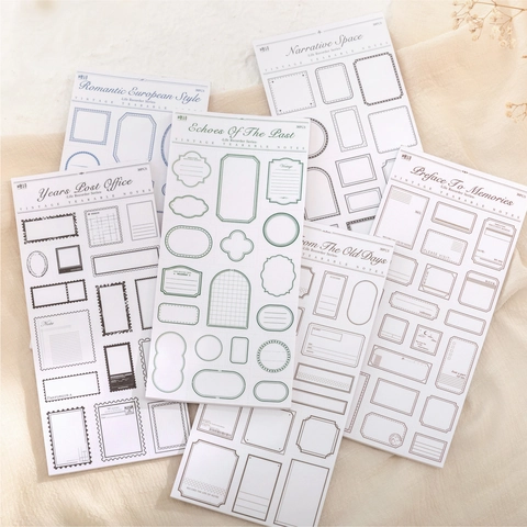 Vintage Abreißbares Notizblock Lebensaufzeichner Serie Retro Papier Material Für Scrapbooking DIY Dekoration Tagebuch Schreibwaren