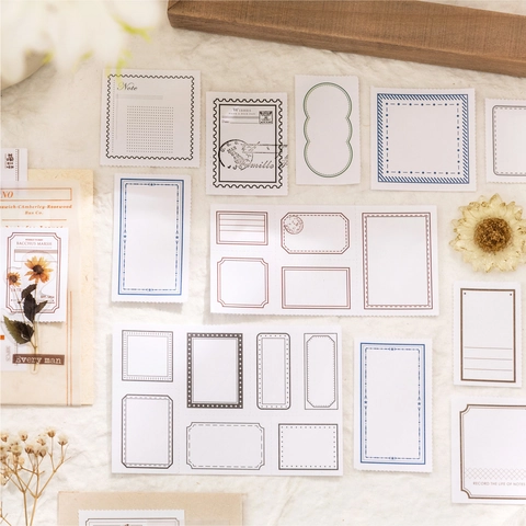 Vintage Abreißbares Notizblock Lebensaufzeichner Serie Retro Papier Material Für Scrapbooking DIY Dekoration Tagebuch Schreibwaren