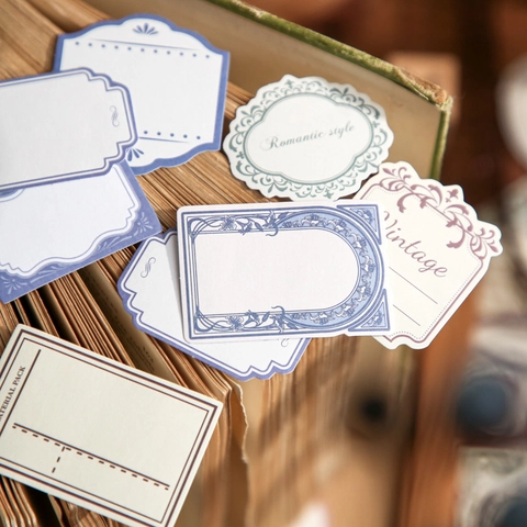 Autocollants de Scrapbooking Rétro Vintage Boîte en Fer Décoratif Fleur Ours en Peluche Papier Autocollant pour DIY Journal