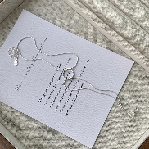 S925 Sterling Zilveren Dubbele Laag Slangenketting Armband Voor Vrouwen Geometrische Cirkel Ring 18K Verguld Mode Sieraden
