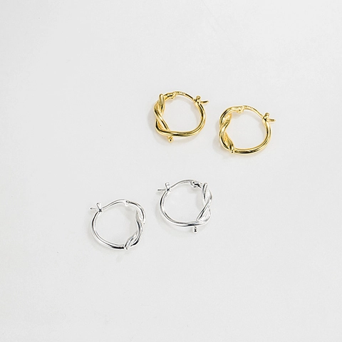 Minimalistische 925 Sterlingsilber Gedrehte Creolen Für Damen Vintage Geometrische Runde Ohrringe Retro Stil Hypoallergener Schmuck Geschenk