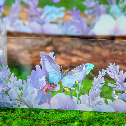 PET Flower Butterfly Washi Tape Decorative Sticker Set For Journaling DIY Crafts Waterproof Floral Masking Tape Supplies