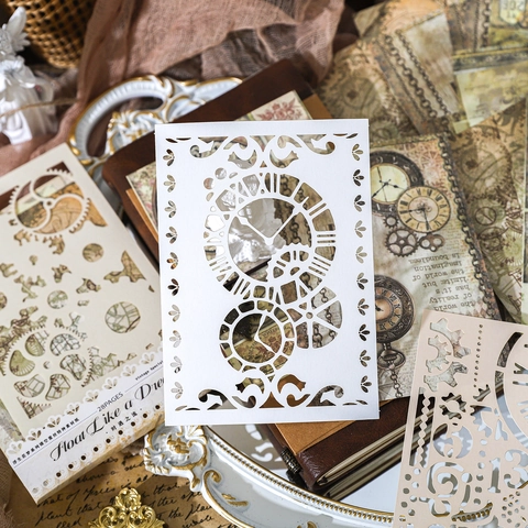 Carta da Scrapbooking Vintage Tagliata al Laser Per Decorazione Fai-da-te Sfondi Artistici Serie Float Like A Dream
