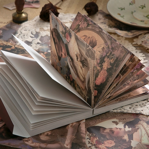 Carta per Scrapbook Vintage Serie Poesia di Tutte le Cose Carta per Sfondo Estetica Retrò per Diario DIY Fai da Te Arte Scrapbooking
