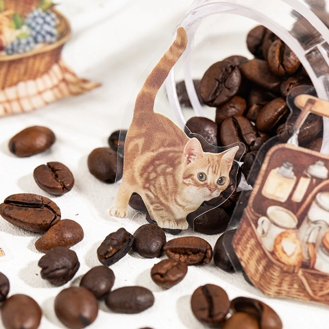 30 Stücke Frühlingsbrief Serie PET Aufkleber Für Tagebuch DIY Dekorative Mädchenfiguren Blumen Katzen Muster Frische Schreibwaren Aufkleber