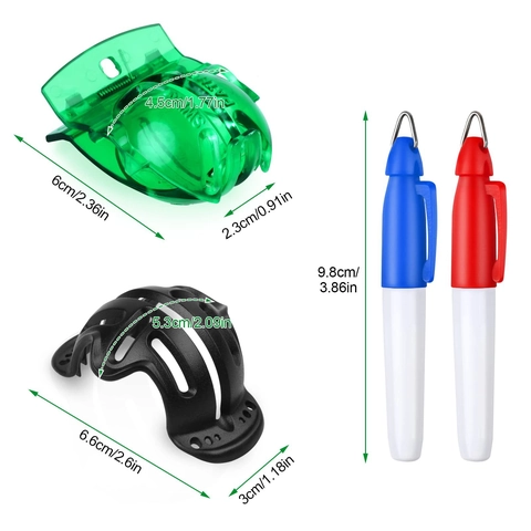 Strumento Professionale Di Allineamento Per Palline Da Golf Inclusi Modelli E Penne Colorate Per Allenamento Sportivo