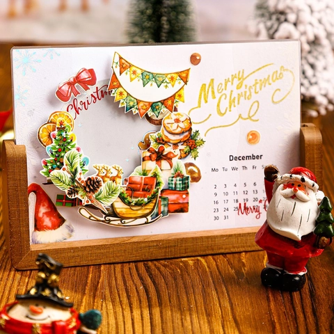Vintage Christmas PET Japanese Paper Sticker Book Decorative Christmas Promise Theme Scrapbooking Journaling Material Stickers