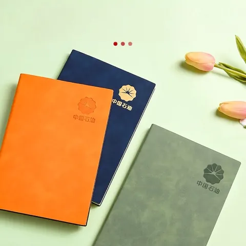 Taccuino Business in Pelle PU Carta di Alta Qualità Protezione Occhi Diario Ufficio A5 B5 Libro Verbali Riunioni Multicolore
