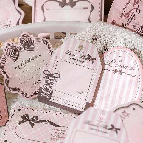 Vintage Relief Scrapbooking Papier Material Meeting Of Words Serie Perforierte Deko Etiketten Papier Für DIY Journal Basteln