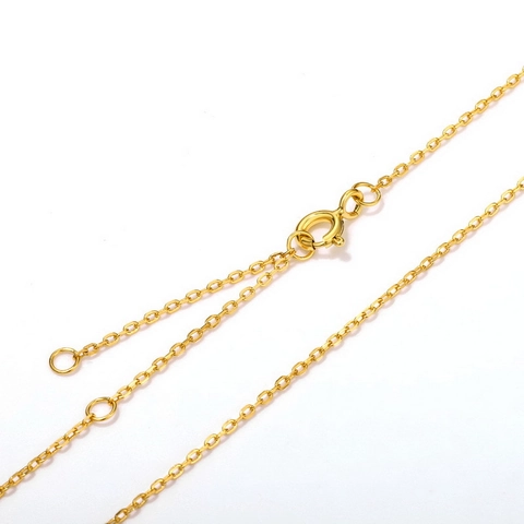 925 Sterling Silver Adjustable Cable Chain Necklace For Women Minimalist Dainty Thin Cross Chain For Pendants Fine Jewelry
