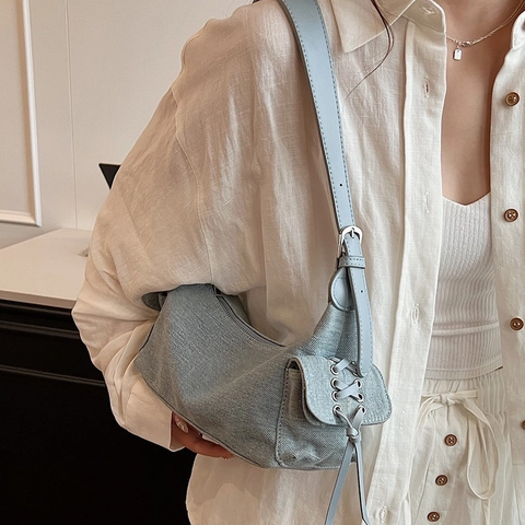 Vintage Glänzend Kunstleder Achseltasche Für Damen Mode Motorrad Schultertasche Mit Kordelzug Verstellbarem Riemen Hobo Tasche