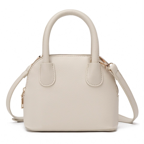 Dames Mode PU Leer Schelp Schoudertas Crossbodytas Handtas 2025 Koreaanse Stijl Stiksels Getextureerde Dagelijkse Reistas